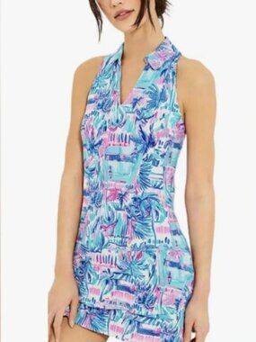 NWOT Lilly Pulitzer Luxletic Dania Pleated UPF 50+ Tennis Dress Size S